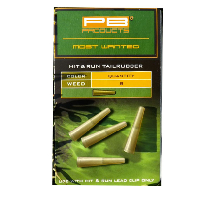 Конус для клипсы PB Product Hit&Run Tailrubbers Leadclip Weed 8шт 22150