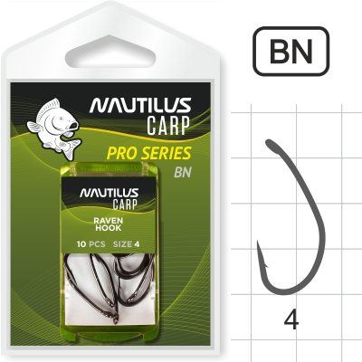 Крючок Nautilus Pro Series Raven Hook BN #4
