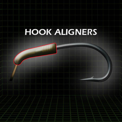 Трубка изогнутая для крючка Gardner Covert Hook Aligner (S) C-THRU BLACK/SILT (10шт) *NEW* CHAS