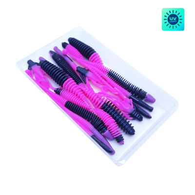 Силиконовые приманки Chuper Trout Mix 2.0 Black+Pink natur