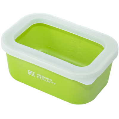 Коробка рыболовная для наживки с крышкой Feeder Concept Bait Box With Open Lid р.M (0.6л)