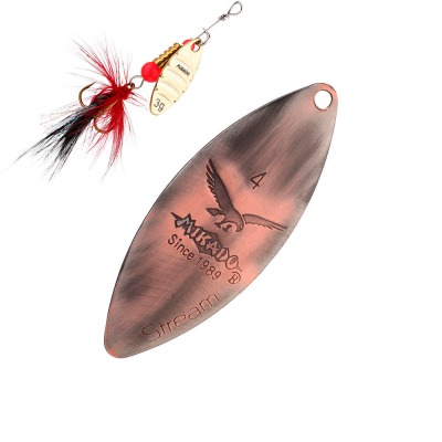 Блесна вращающаяся Mikado Stream №4 - (старая медь)