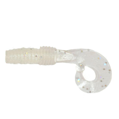 Силиконовая приманка Megabass Rocky Fry 2.0" Curly-Tail цв. Glow Aurora Flake 00E4