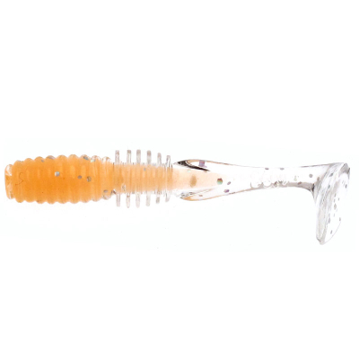 Силиконовая приманка Megabass Rocky Fry 1.5" Vib-Tail цв. Peach Glow Core