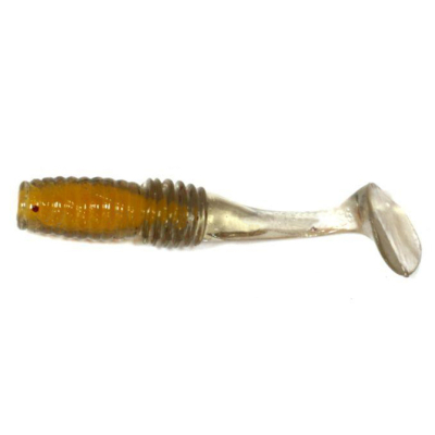 Силиконовая приманка Megabass Rocky Fry 2" Vib-Tail цв. Smoke Caramel Core 00B7