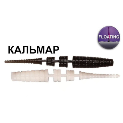 Силиконовая приманка Crazy Fish Polaris 3" 24-68-28d-6-F кальмар цв. yin yang (инь янь)