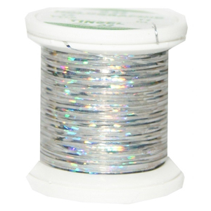 Люрекс Metz Holographic Tinsel Silver Med 84299 
