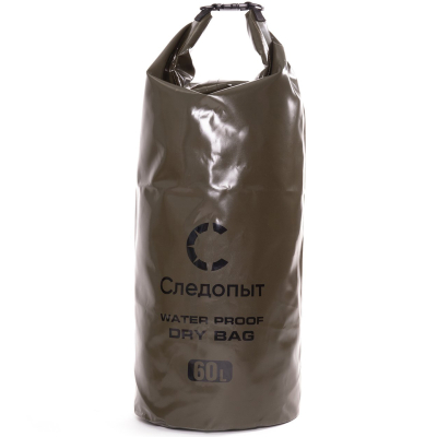 Гермомешок "Следопыт - Dry Bag" без лямок, 80 л, цв. хаки