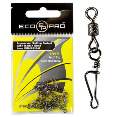 Вертлюг с застежкой EcoPro EP-303-08 -10 шт
