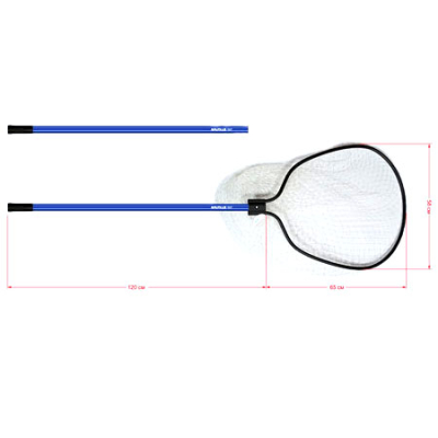 Подсак спиннинговый разборный Nautilus NLN056558 65*58см ручка 120см