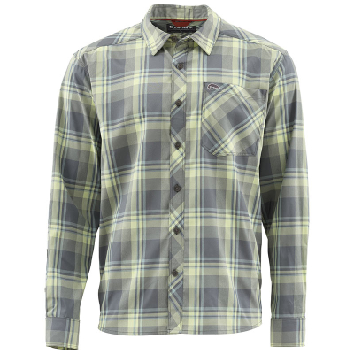 Рубашка Simms Outpost LS Shirt, Storm Plaid, XL