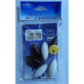 Стопоры Mikado Trout Campione Float Football д.13*32мм ( 6шт.) пенопл., овальные (Арт.ATC-S03-13X32)