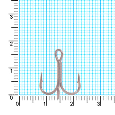 Крючок тройник Kaida CRANE Treble HookTeflonTreated H332 #10 28шт