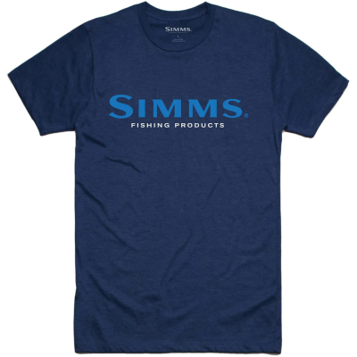 Футболка Simms Logo T-Shirt, Dark Moon Heather, 3XL