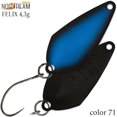 Блесна Norstream Area Felix 4.3 гр. цв. 71M