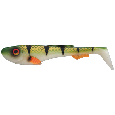 Силиконовая приманка Abu Garcia Beast Paddle Tail 170mm цв. Redfin Perch