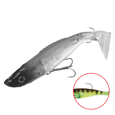 Силиконовая приманка оснащенная Mikado Crystal Fish WXH-59-10см цв. 60 (1уп.-2шт.)