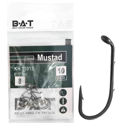 Крючки BAT Mustad КН 11015 (№ 10) уп.10
