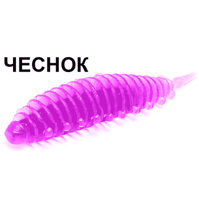 Мягкая приманка Boroda Baits Ayra Junior цв. Лиловый, аттр. Чеснок, 12 шт./уп.