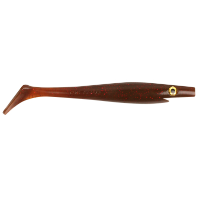 Приманка силиконовая Strike Pro XXL Pig Shad 23см  90гр Red Motoroil #110