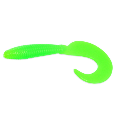 Силиконовая приманка Milmax Головастик 2.5" цв. 005 charteuse (шартрез) (uv)