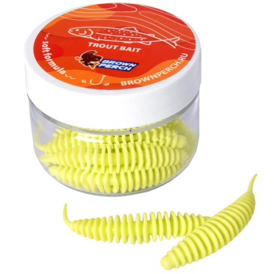 Силиконовая приманка Brown Perch Trout Lump 50mm цвет FS608