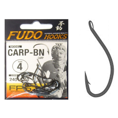 Крючок Fudo CARP-BN 2401 № 4 (10 шт./уп.)
