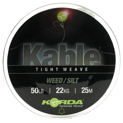 Лидкор Korda Kable Tight Weave 25м Weed