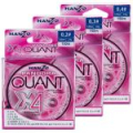 Плетёный шнур Hanzo Pandora Quant x4 150м Pink # 0.3 0,09мм 3.4кг