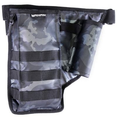 Сумка рыболовная поясная "Yaman" Fishing Pocket Hip, 30х22х6 см, цв. сер.камуфляж + 1 кор. LUNO 18