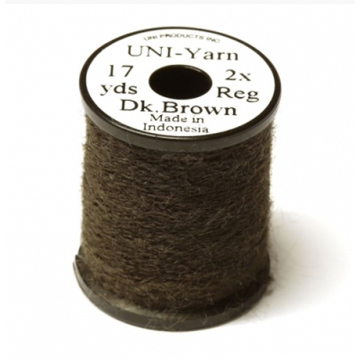 Нить UNI Yarn Regular Dark Brown