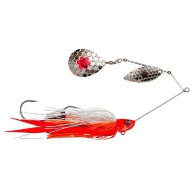 Спиннербейт Savage Gear Da-Bush 180 Sinking цв. Red Head Silver