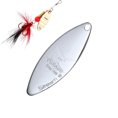 Блесна вращающаяся Mikado Stream №2 - серебро/00