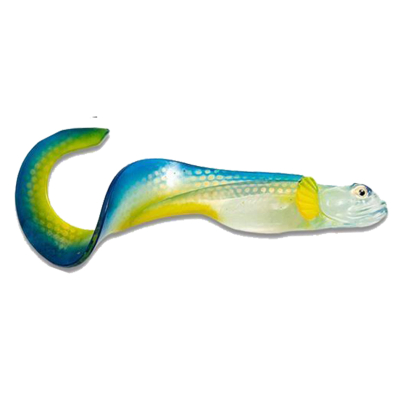 Силиконовая приманка KanalGratis Nettel Juvenile 190мм 25гр цвет: Clear Blue Lemonade, (уп./2шт.), (NJ-CBL-03)