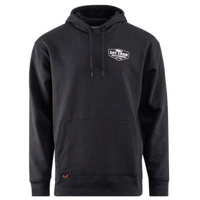 Толстовка Grundens Eat Your Words DWR HD Hoodie, Black Crab Graphic, M