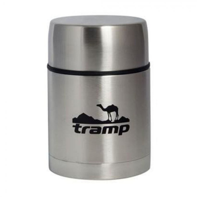 Термос с широким горлом Tramp 1л серый