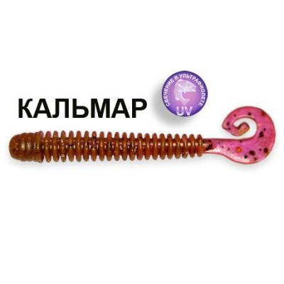 Силиконовая приманка Crazy Fish Active Slug 2-7.1-12-6 кальмар цв. ultraviolet