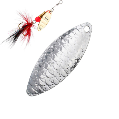 Блесна вращающаяся Mikado Stream №4 - серебро/00L