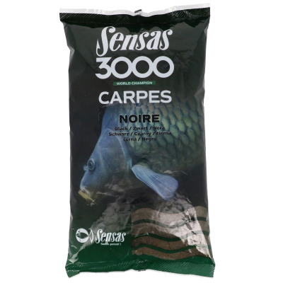 Прикормка Sensas 3000 Carp Noire 1кг