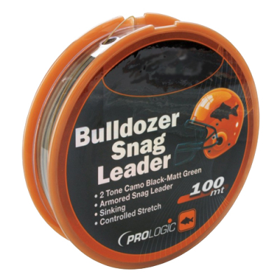 Шоклидер Prologic Bulldozer Snag Leader 100m 24lbs 11.0kg 0.40mm Camo 44685