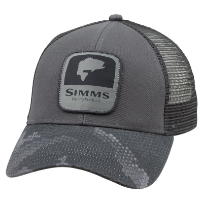 Кепка Simms Patch Trucker, Hex Camo Carbon