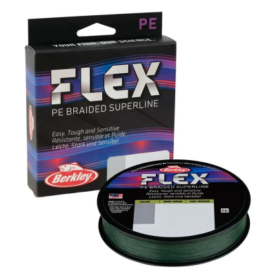 Плетеный шнур Berkley Flex Braid Moss Green 275m 0.14mm 6,7kg