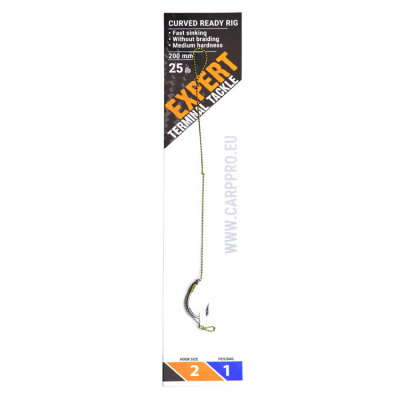 Готовый поводок с крючком №4 Carp Pro "Maruto" Curved Ready Rig (CP3583804)