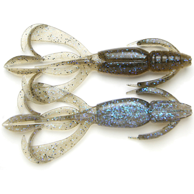 Силиконовая приманка Keitech Crazy Flapper 4.4" - #462 Electric Smoke Craw