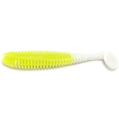 Силиконовая приманка Boroda Baits Shemaya 135 mm цв. ЛИМОННЫЙ/БЕЛЫЙ (Lemon/White)