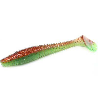 Силиконовая приманка Grows Culture Tioga Fat 5.8" цвет 416 (Waka Ayu Fire Tiger)