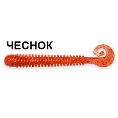 Силиконовая приманка Crazy Fish Active Slug 2-7.1-4-5 чеснок цв. cherry