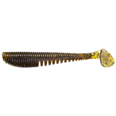 Силиконовая приманка Kaida Squid 4.4" 11cm 10g Pumpkin-6tails HT#001