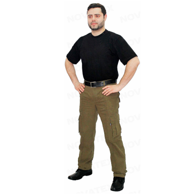 Брюки NovaTex «Армия» (смесовая, хаки) КВЕСТ, р-р 48-50 рост 182-188