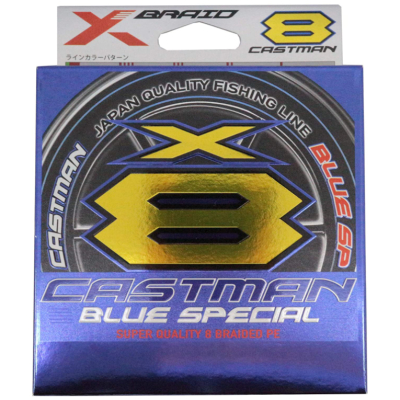 Шнур плетеный YGK X-Braid Castman Blue-SP X8 300m 4.0